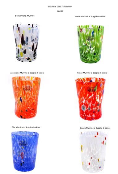 Bicchiere MurrinaMurano Venezia in Vetro 06446 - 06446